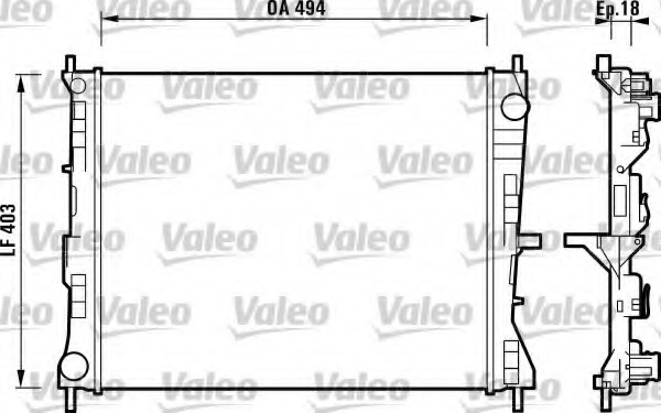 Radiator racire motor