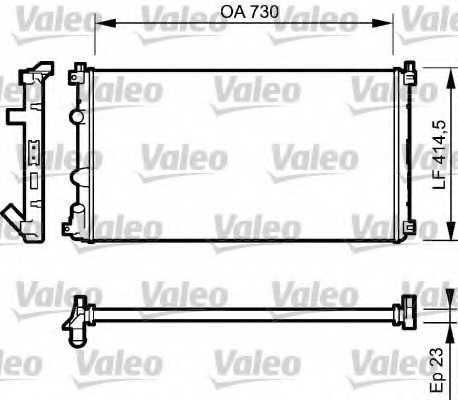 Radiator racire motor