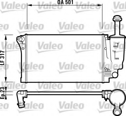 Radiator racire motor