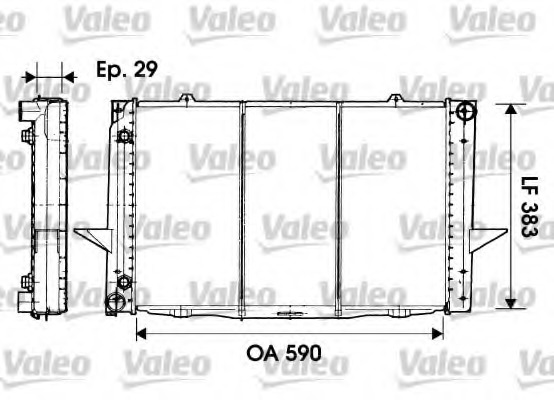 Radiator racire motor