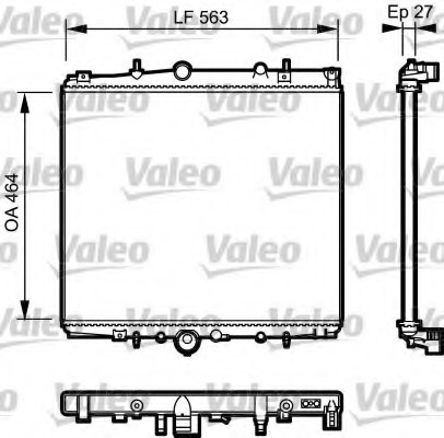 Radiator racire motor