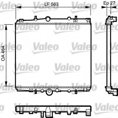 Radiator racire motor