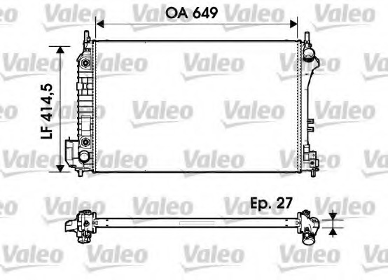 Radiator racire motor