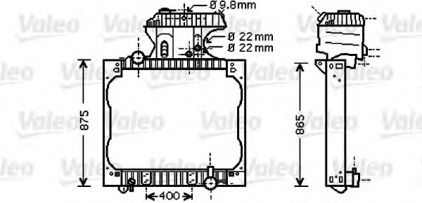 Radiator racire motor