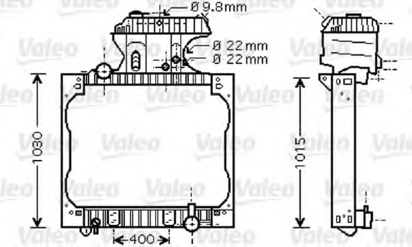 Radiator racire motor