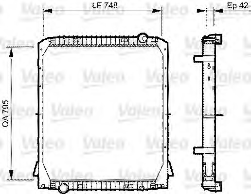 Radiator racire motor