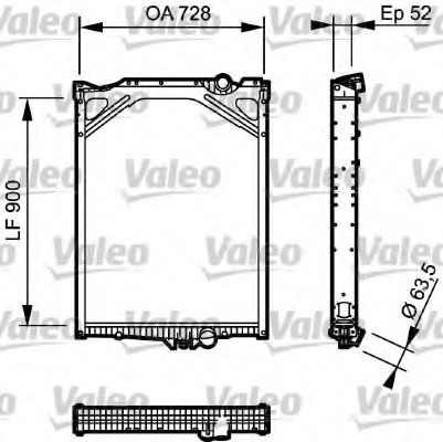 Radiator racire motor