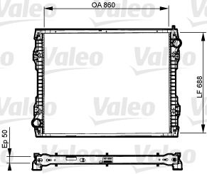 Radiator racire motor