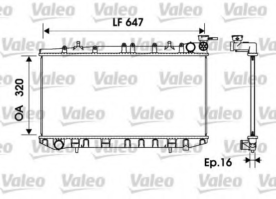 Radiator racire motor