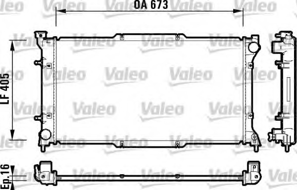 Radiator racire motor