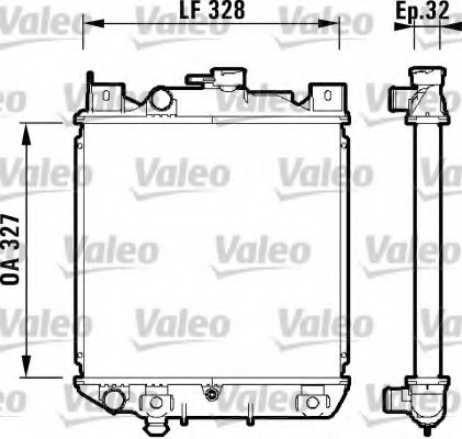 Radiator racire motor