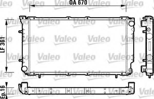 Radiator racire motor