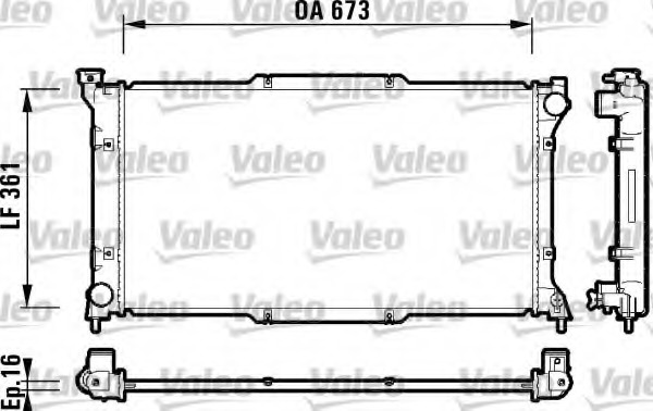 Radiator racire motor