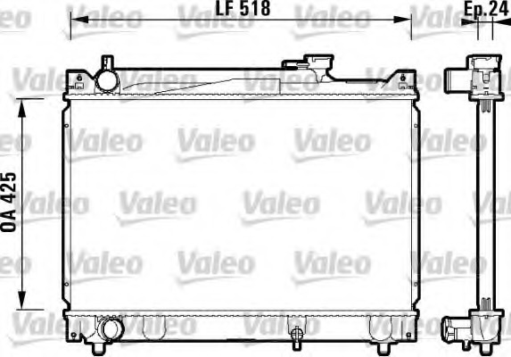 Radiator racire motor