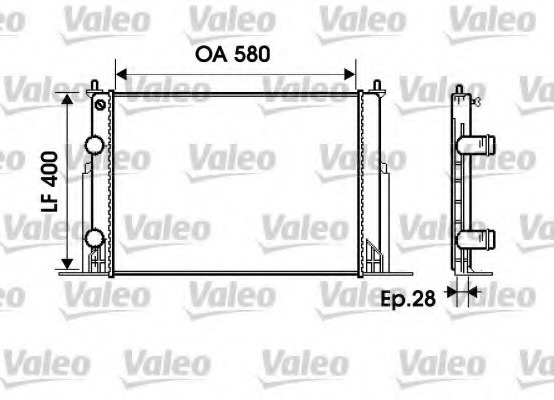 Radiator racire motor