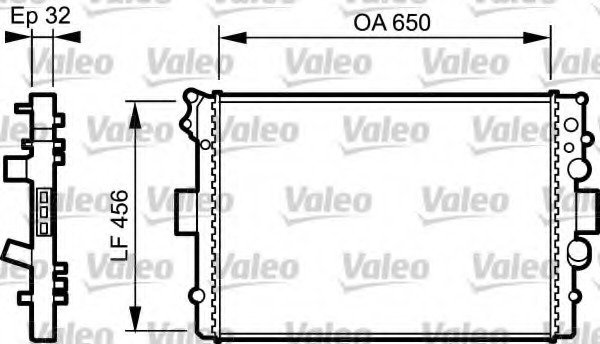 Radiator racire motor