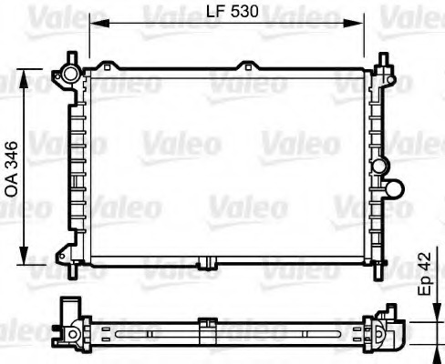 Radiator racire motor