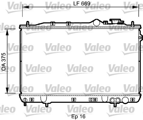 Radiator racire motor