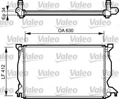 Radiator racire motor