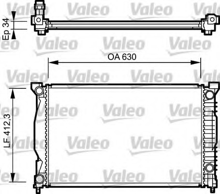 Radiator racire motor