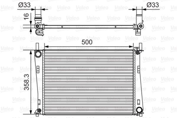 Radiator racire motor