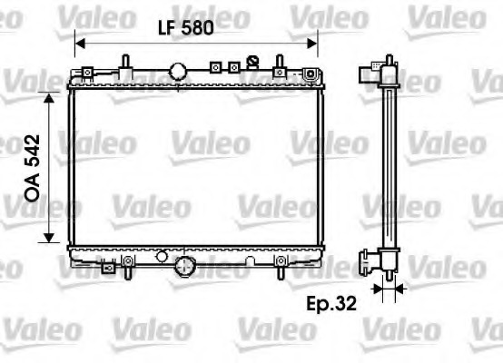 Radiator racire motor