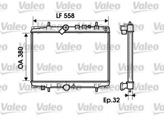 Radiator racire motor