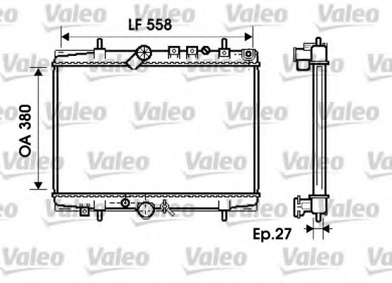 Radiator racire motor