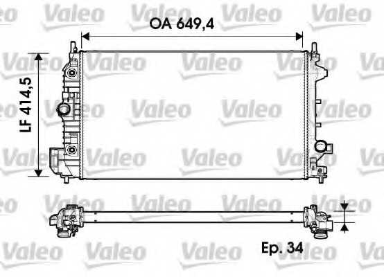 Radiator racire motor