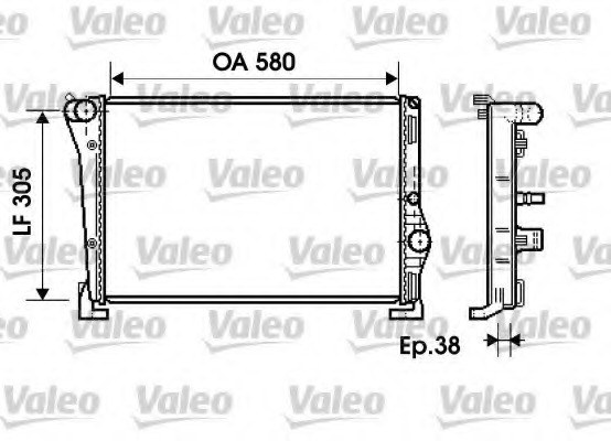 Radiator racire motor