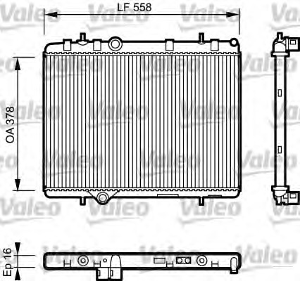 Radiator racire motor