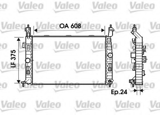 Radiator racire motor