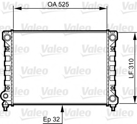 Radiator racire motor