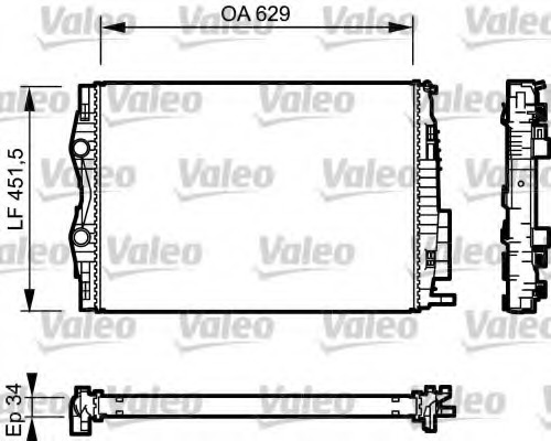 Radiator racire motor