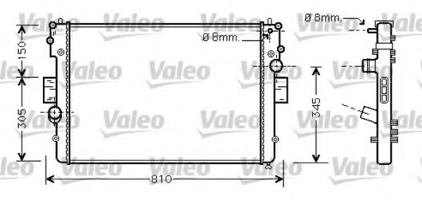 Radiator racire motor