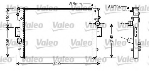 Radiator racire motor