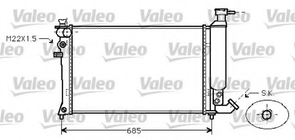 Radiator racire motor