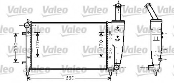 Radiator racire motor