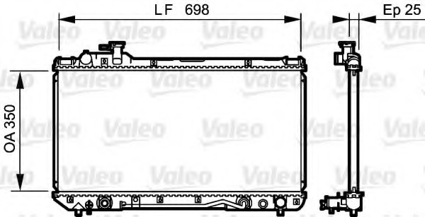 Radiator racire motor