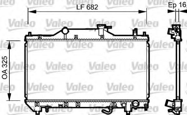 Radiator racire motor