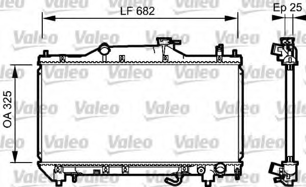 Radiator racire motor