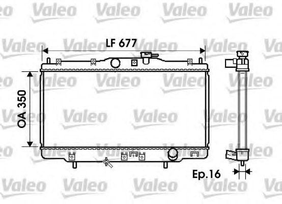 Radiator racire motor