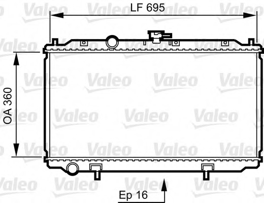 Radiator racire motor