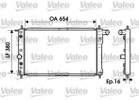 Radiator racire motor