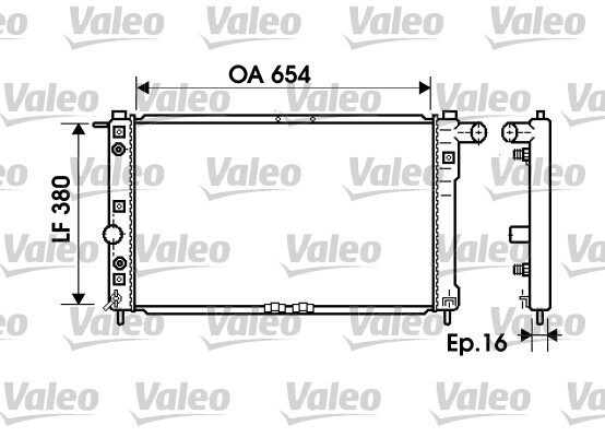 Radiator racire motor