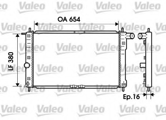 Radiator racire motor