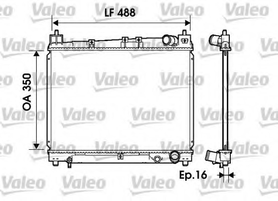 Radiator racire motor