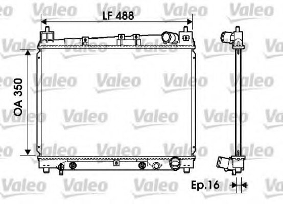 Radiator racire motor