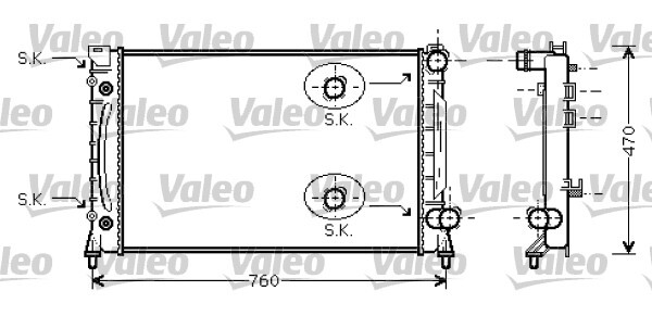 Radiator racire motor