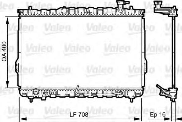 Radiator racire motor